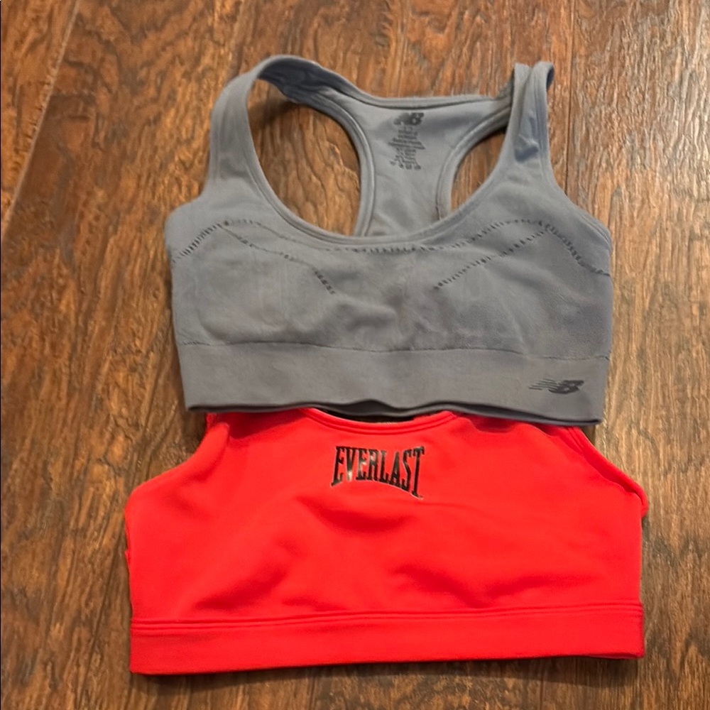 Like new! Everlast/ New Balance sports bra bundle